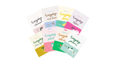 Everyday Hydrating Essence Korean Sheet Masks (8 Pack Bundle)