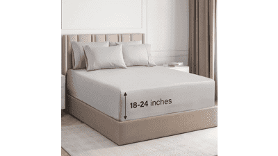 Extra Deep Cal King Sheet Set