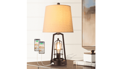 Farmhouse Bedside Lamp