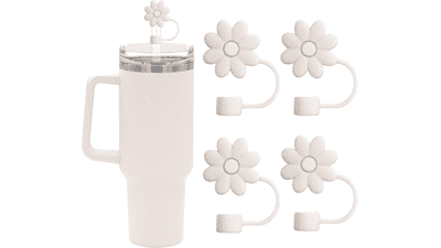 Flower Straw Covers for Stanley Cups