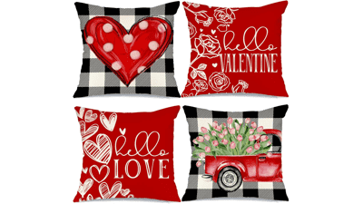 GEEORY Valentines Pillow Covers