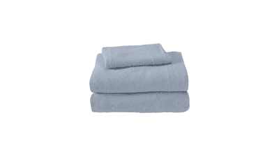 Great Bay Home 4 Piece Jersey Knit California King Cotton Blend Sheet Set