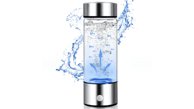 Hydrogen Water Bottle with PEM SPE Technology