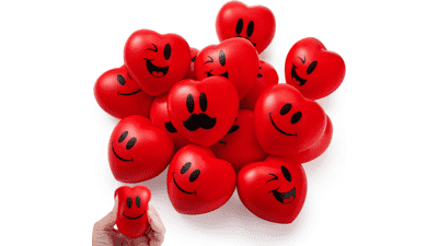 JOYIN Valentines Day Heart Shaped Stress Relief Balls