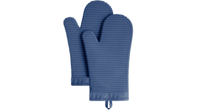 KitchenAid Ribbed Soft Silicone Oven Mitt Set