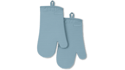 KitchenAid Ribbed Soft Silicone Oven Mitt Set