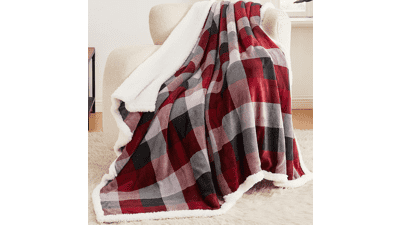 L'AGRATY Sherpa Throw Blanket