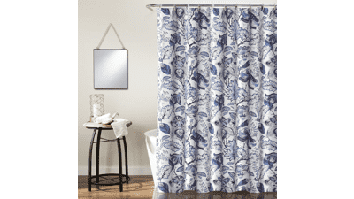 Lush Decor Blue Cynthia Shower Curtain
