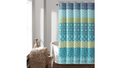 Lush Decor Bohemian Stripe Shower Curtain