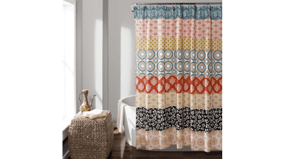 Lush Decor Bohemian Stripe Shower Curtain