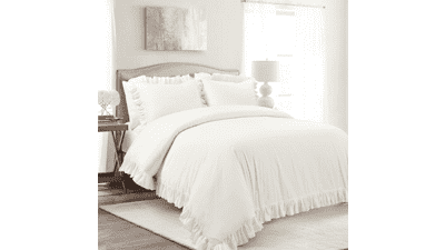 Lush Decor Reyna Ruffle Duvet Cover Set