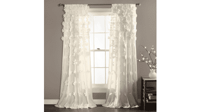 Lush Decor Riley Window Curtain Panel