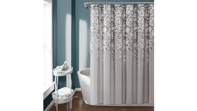 Lush Decor Weeping Flower Shower Curtain