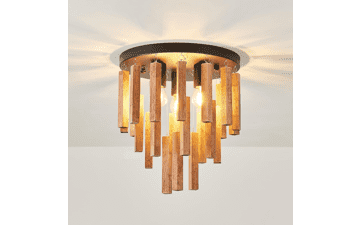 MOUJOE 3-Light Semi Flush Mount Ceiling Lights