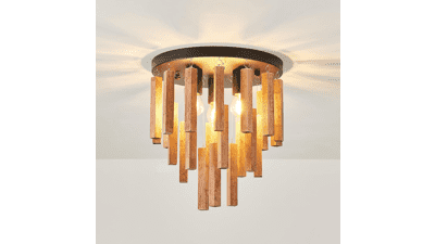 MOUJOE 3-Light Semi Flush Mount Ceiling Lights