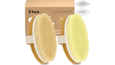 Metene 2 Pack Dry Body Brushes