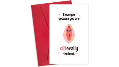 Ogeby Funny Valentines Day Card Gifts for Friends
