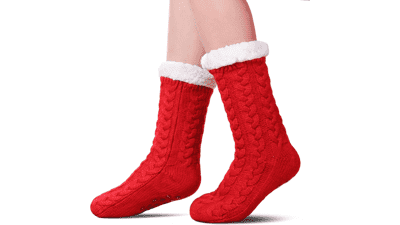 SDBING Women's Winter Slipper Socks