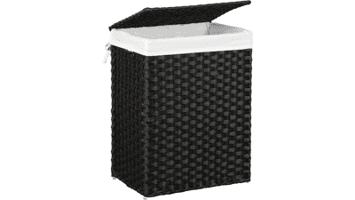 SONGMICS Handwoven Laundry Hamper