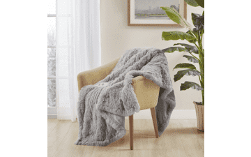 Serta Mila Shaggy Heated Throw Blanket