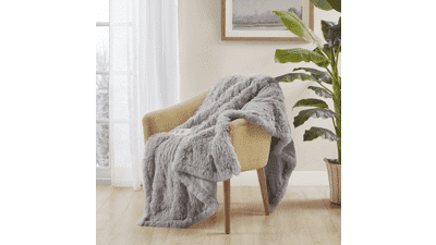 Serta Mila Shaggy Heated Throw Blanket