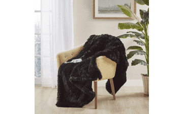 Serta Mila Shaggy Heated Throw Blanket