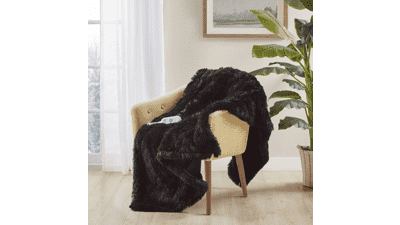 Serta Mila Shaggy Heated Throw Blanket