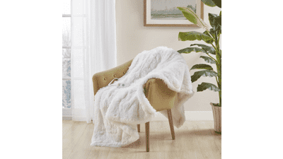 Serta Mila Shaggy Heated Throw Blanket