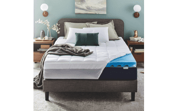 Sleep Innovations Dual Layer Mattress Topper