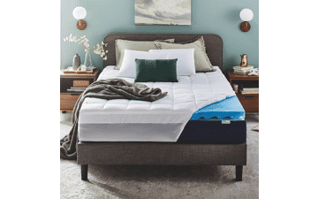 Sleep Innovations Dual Layer Memory Foam Mattress Topper