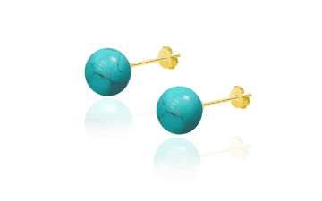 SmileBelle Turquoise Earrings