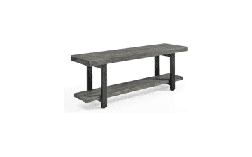 Sonoma Metal and Reclaimed Wood Bench