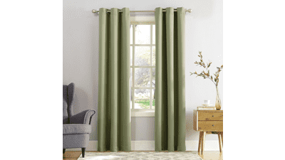 Sun Zero Easton Energy Saving Blackout Curtain Panel