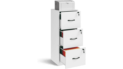 VASAGLE 3-Drawer Vertical File Cabinet