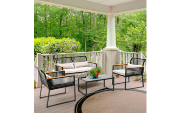 YITAHOME Patio Furniture Wicker Outdoor Bistro Set