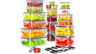 40 PCS Food Storage Containers