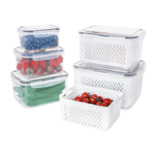 5 PCS Large Fruit Containers for Fridge