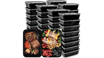 50-Pack Meal Prep Containers