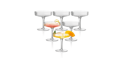 6 Pcs Coupe Glasses