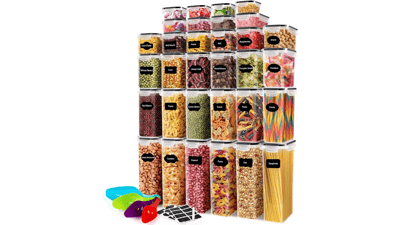 68 PCS Airtight Food Storage Containers