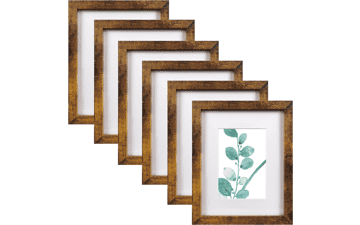 8x10 Picture Frame Brown Set