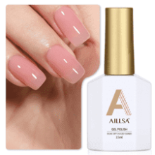 AILLSA Gel Nail Polish Nude Pink