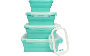 Amazing Containers™ Collapsible Food Storage Container Set