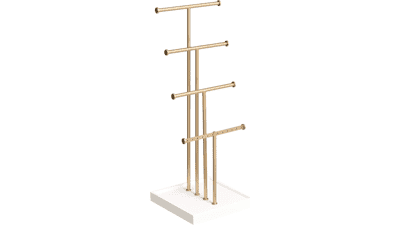 Amazon Basics Four-Tier Jewelry Tree Stand