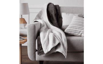 Amazon Basics Ultra-Soft Micromink Sherpa Throw Blanket