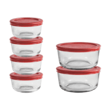 Anchor Hocking 12 Piece Glass Storage Containers