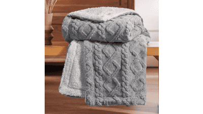 Bedsure Sherpa Throw Blanket for Couch Sofa