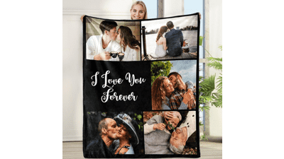 COSPOT Custom Photo Blanket