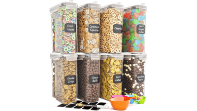 Cereal Containers Storage Set of 8