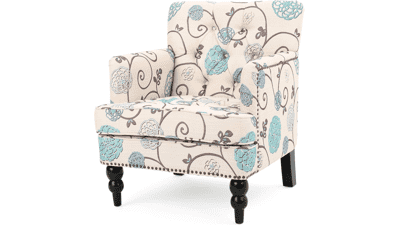 Christopher Knight Home Harrison Fabric Tufted Club Chair